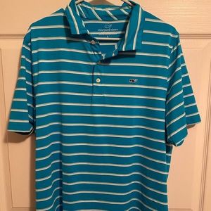 Vineyard Vines Heathered Winstead Performance Polo